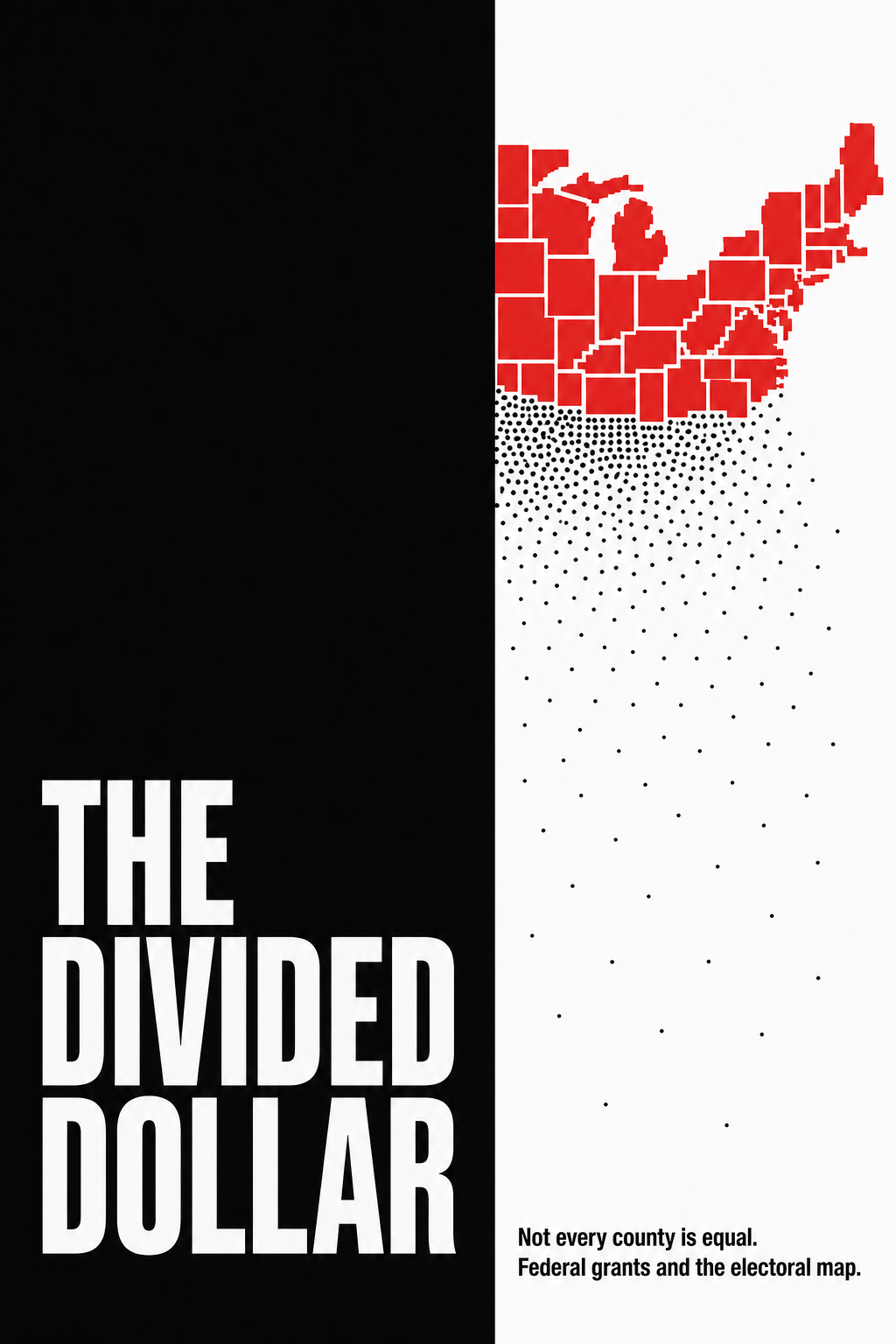 AI-generated movie poster for Presidential Particularism and Divide-the-Dollar Politics