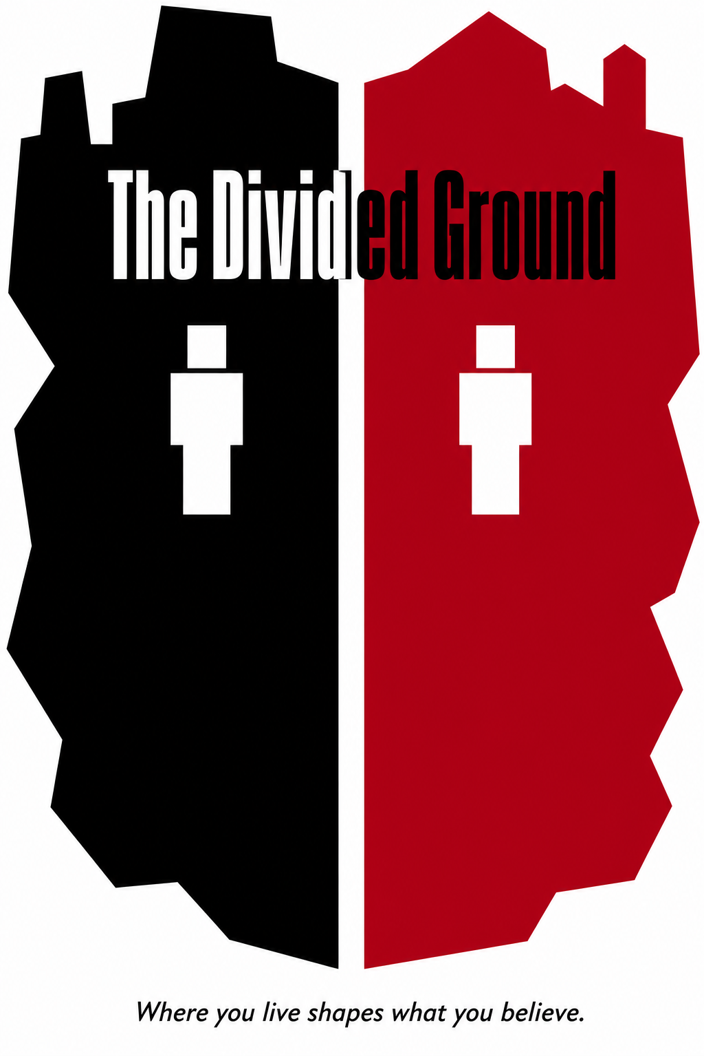 AI-generated movie poster for The Urban-Rural Divide and Residential Contentment as Antecedents of Political Ideology